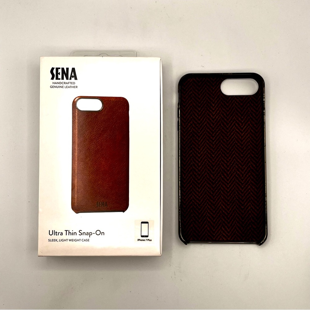 SENA iPHONE 8 PLUS CASE - GENUINE LEATHER